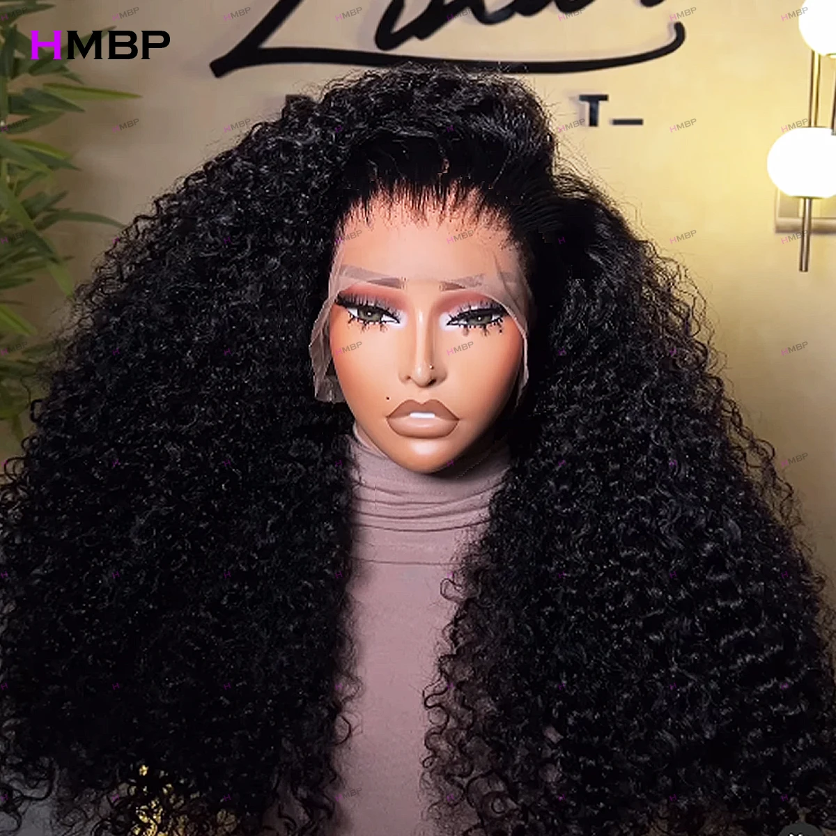

450 Density Water Wave Glueless Lace Frontal Wig Human Hair Ready To Go 360 HD Lace Front Wig Pre Plucked Human Hair For Women
