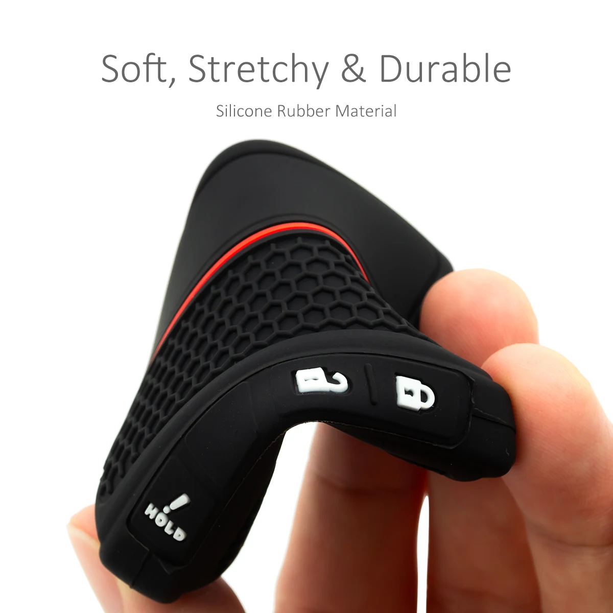 2x Silicone Car Key Fob Cover Case Holder Keychain For 2019-2025 Mazda 3 6 CX30 CX50 CX60 CX70 CX90 CX3 CX5 CX9 MX5 MX30 view 6