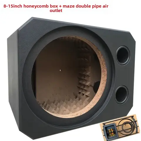 Car speaker 8 10 12 15 inch honeycomb box empty speaker body empty speaker subwoofer box