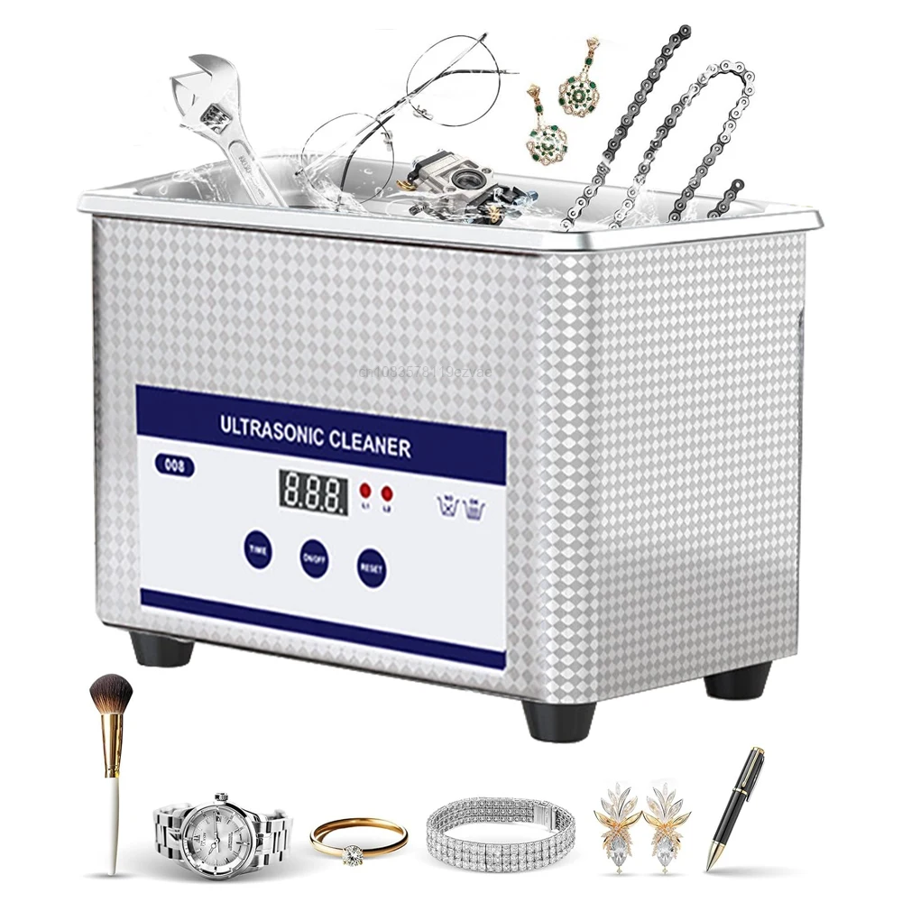 Ultrasonic Cleaner 40KHZ High Frequency Ultrasound Glasses Cleaning Machine Ultrasonic Bath for Glasses Jewelry Washing Machine