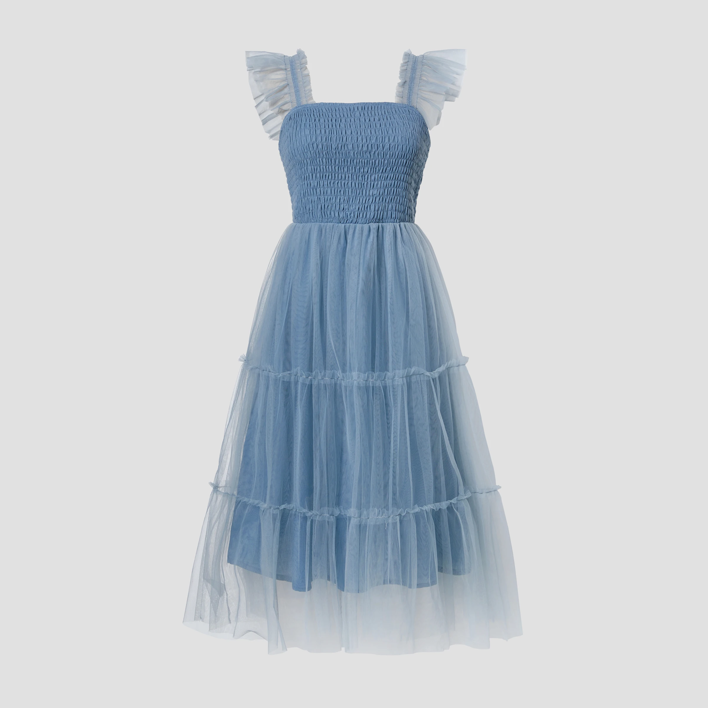 PatPat Medium Ash Blue Women Dress