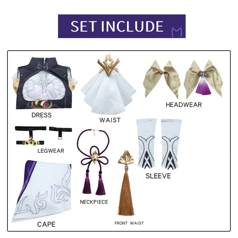 Sushang Косплей Костюм Honkai Star Rail Карнавальная Униформа Парик Аниме Костюмы на Хэллоуин Женские Игровые Персонажи @ 0Z *