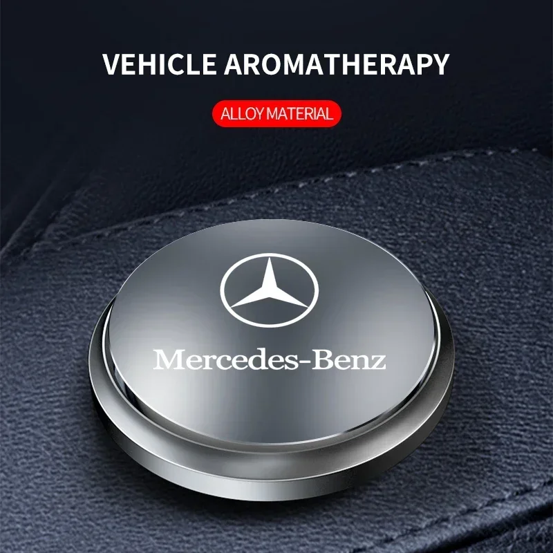 Car Air Freshener Aluminum Alloy UFO Styling Perfume Auto Accessories For Mercedes Benz B/C/E/S Class A Class C200L GLC GLK CLA