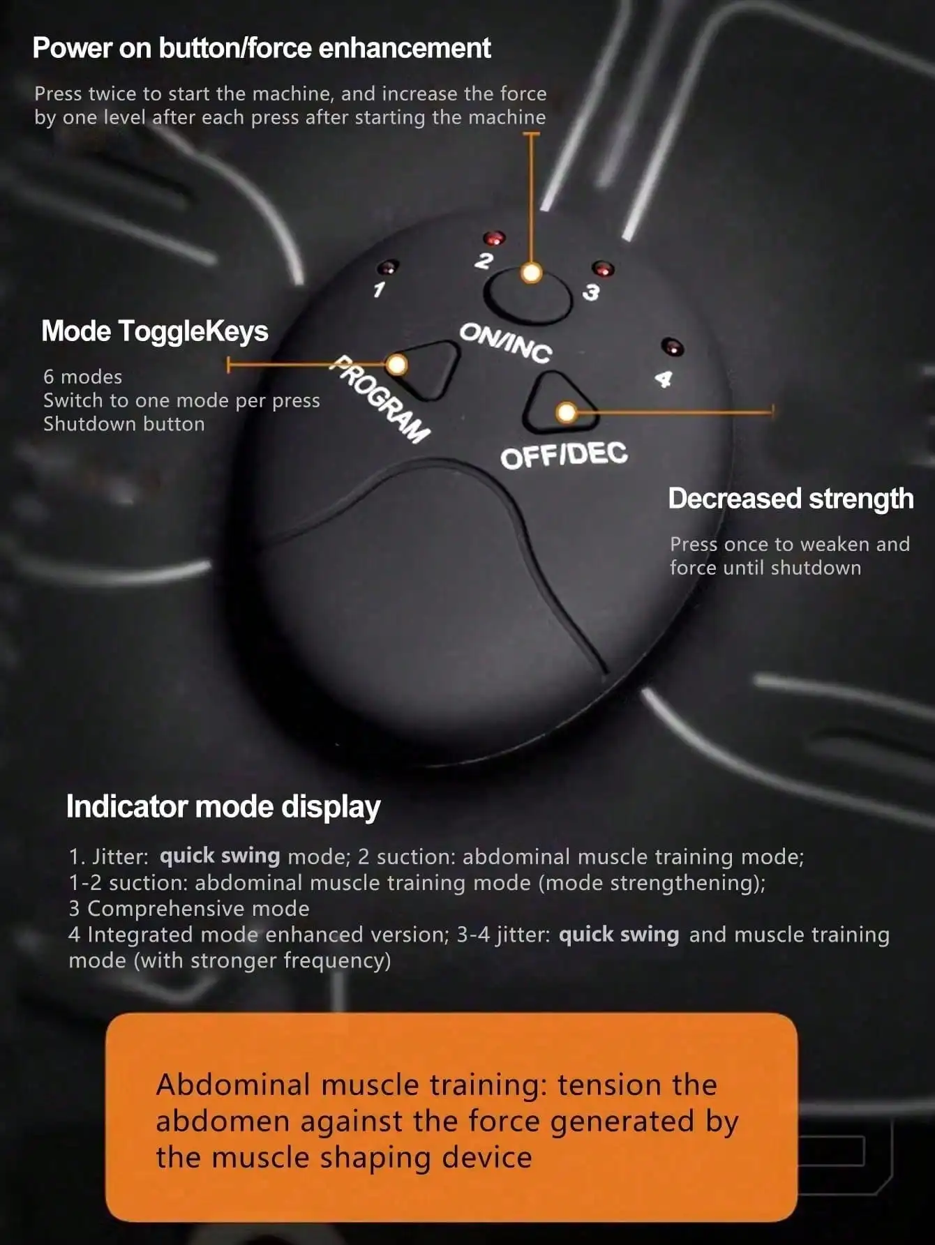 Patch addominale Tecnologia avanzata pigra intelligente Attrezzatura sportiva e fitness, Strumento per esercizi patch addominale