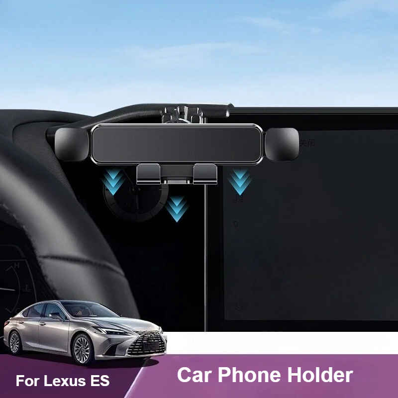 

Car Phone Holder Navigation Screen Mount Anti-shake Mobile Phone Stand For Lexus ES200 300h 2025 Interior Accessories