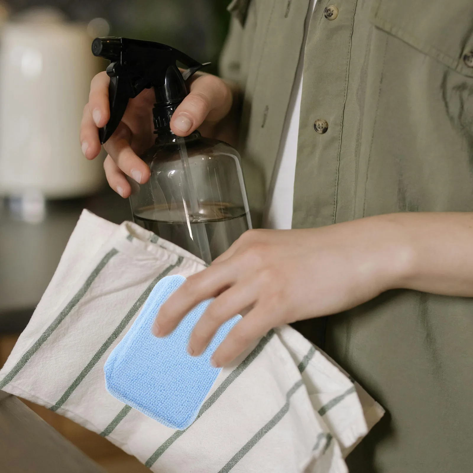 

10Pcs Car Detailing Polishing Pads Rectangle Wax Applicator Blocks for Efficient Car Waxing Cleaning and Maintenance