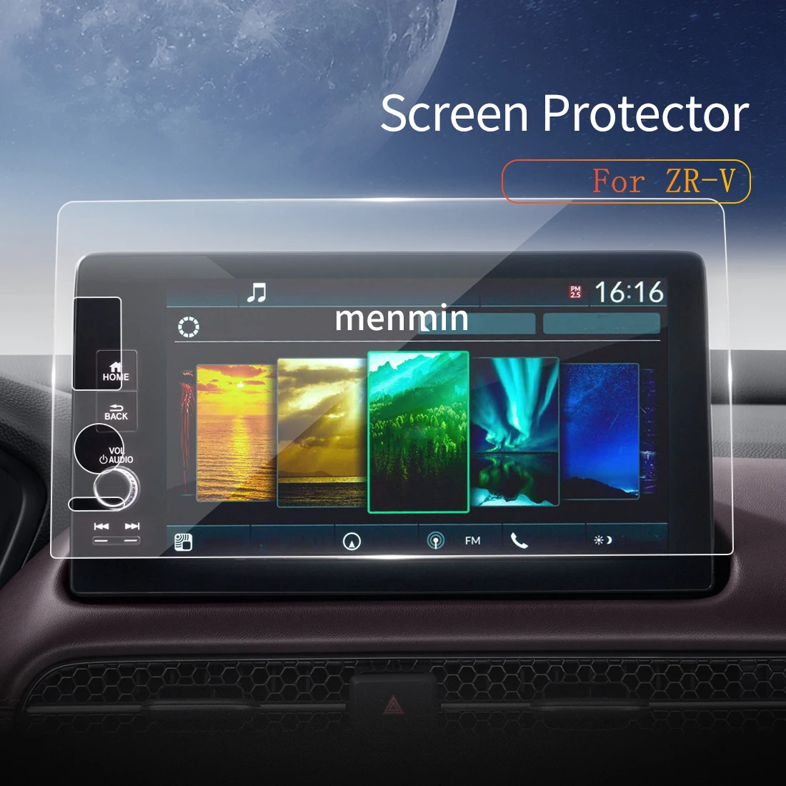 Screen Protector Tempered Glass Protective Film Carplay  Media Video Car Vehicle Interior Accessories For HONDA ZR-V 2024