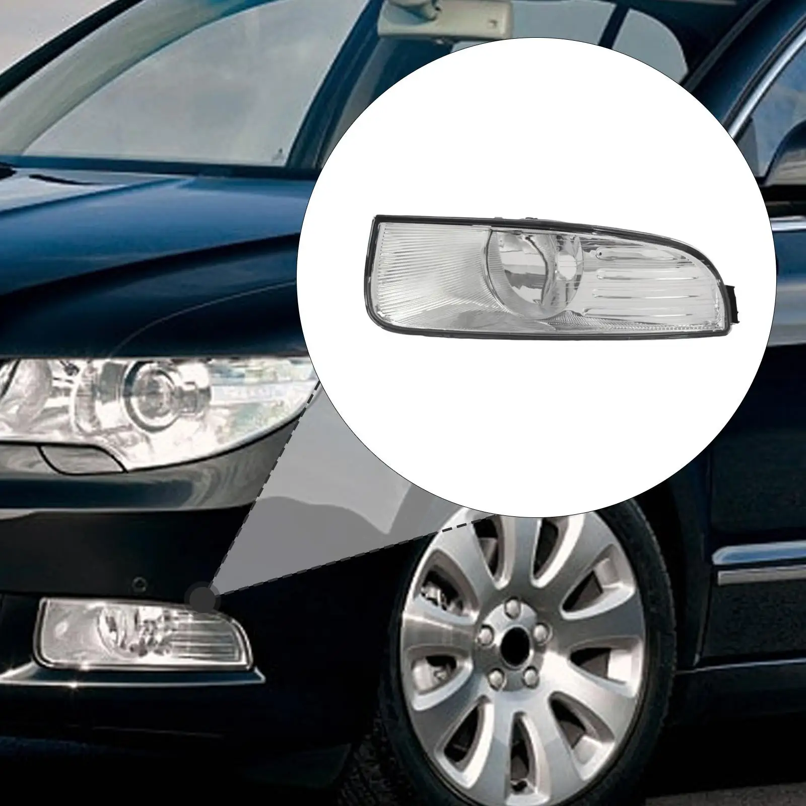 

Замена автомобильного аксессуара противотуманной фары 3T0941701 3T0941699 для Skoda Superb MK2 3T 2009.09-2013.06 Легко устанавливается