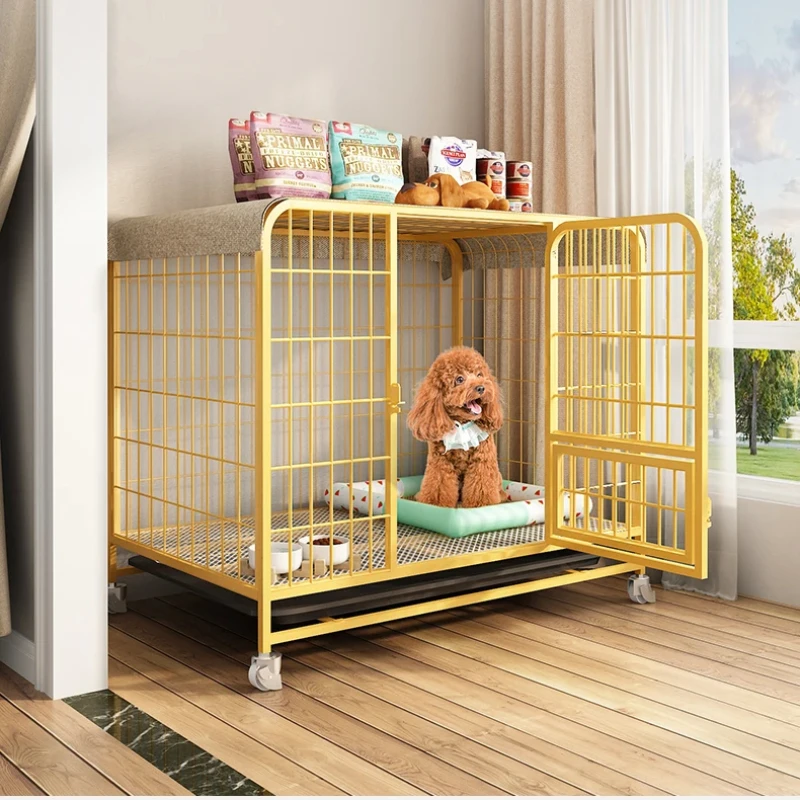 Dog cage, small dog, medium dog, indoor toilet, dog pen, corgi teddy special dog cage, kennel