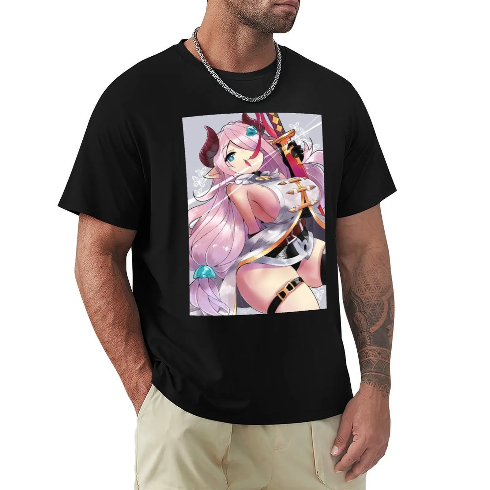 Granblue Narmaya T-Shirt graphic t shirts tees oversized shirts men