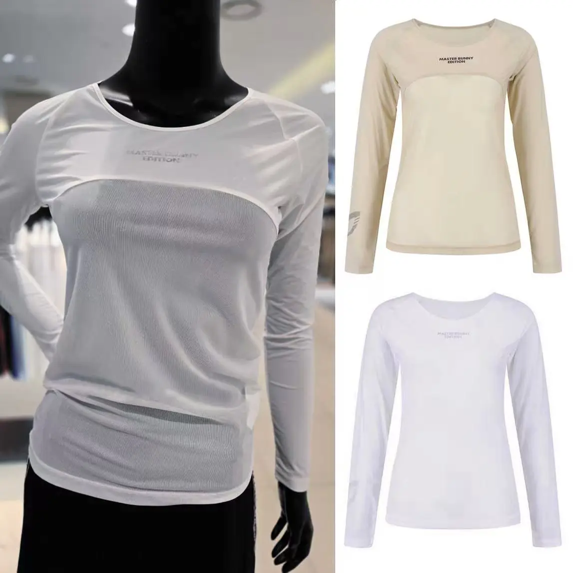 

Summer Cooling Women's Golf Top, Long Sleeve Breathable UPF Shirt with Icy Feel for Sun Protection