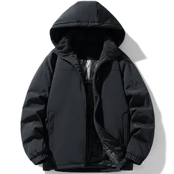 Winter Warm Coats for Men Top Grade Lamb Velvet Men's Jacket Casual Hooded Zipper Coats Fashion Warm Wool Jackets Thick Clothing