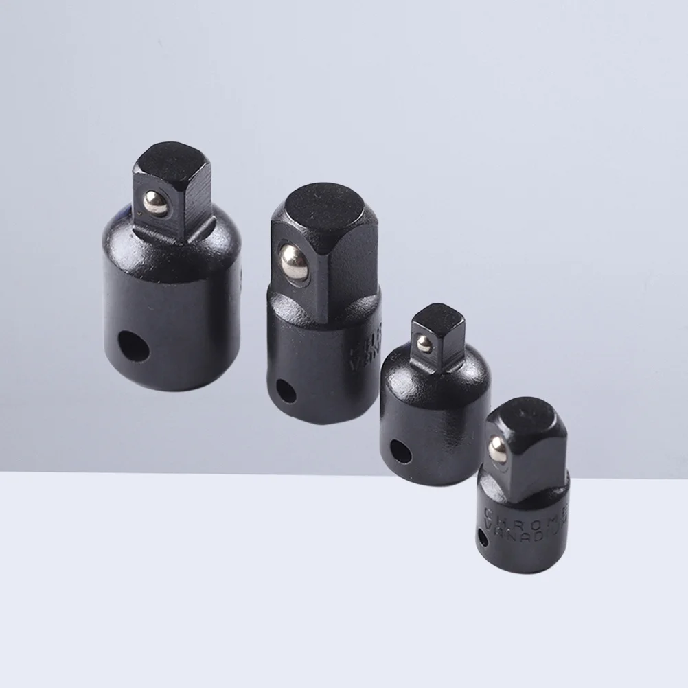 4 Stuks Socket Adapter Reducer Converter Set Slagschroevendraaier Dopsleutel Adapter Ratel Uitbreiding Reparatie Modificatie Gereedschap