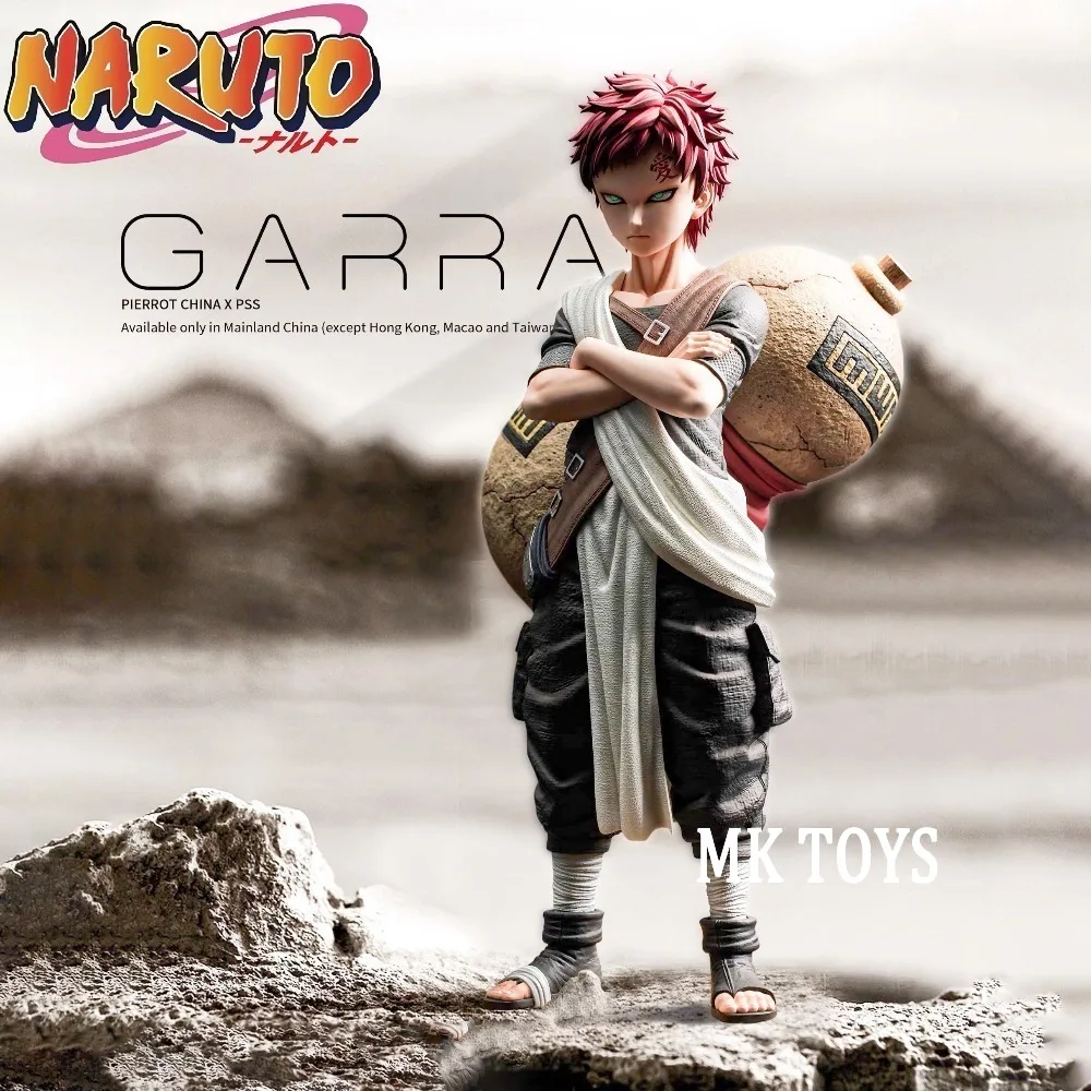 Figura de Anime Naruto de 12cm/4.72in, Figuras de Ação do Gaara, Estátua de PVC, Ornamentação de Mesa, Modelo de Coleção, Brinquedos, Presentes