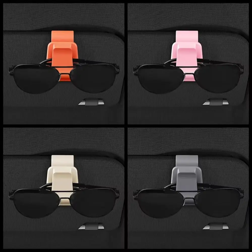 

Fashion Universal Car Glasses Clip Stable Shock-proof Car Sunglasses Holder Frame Clip ABS Automotive Hanger Card