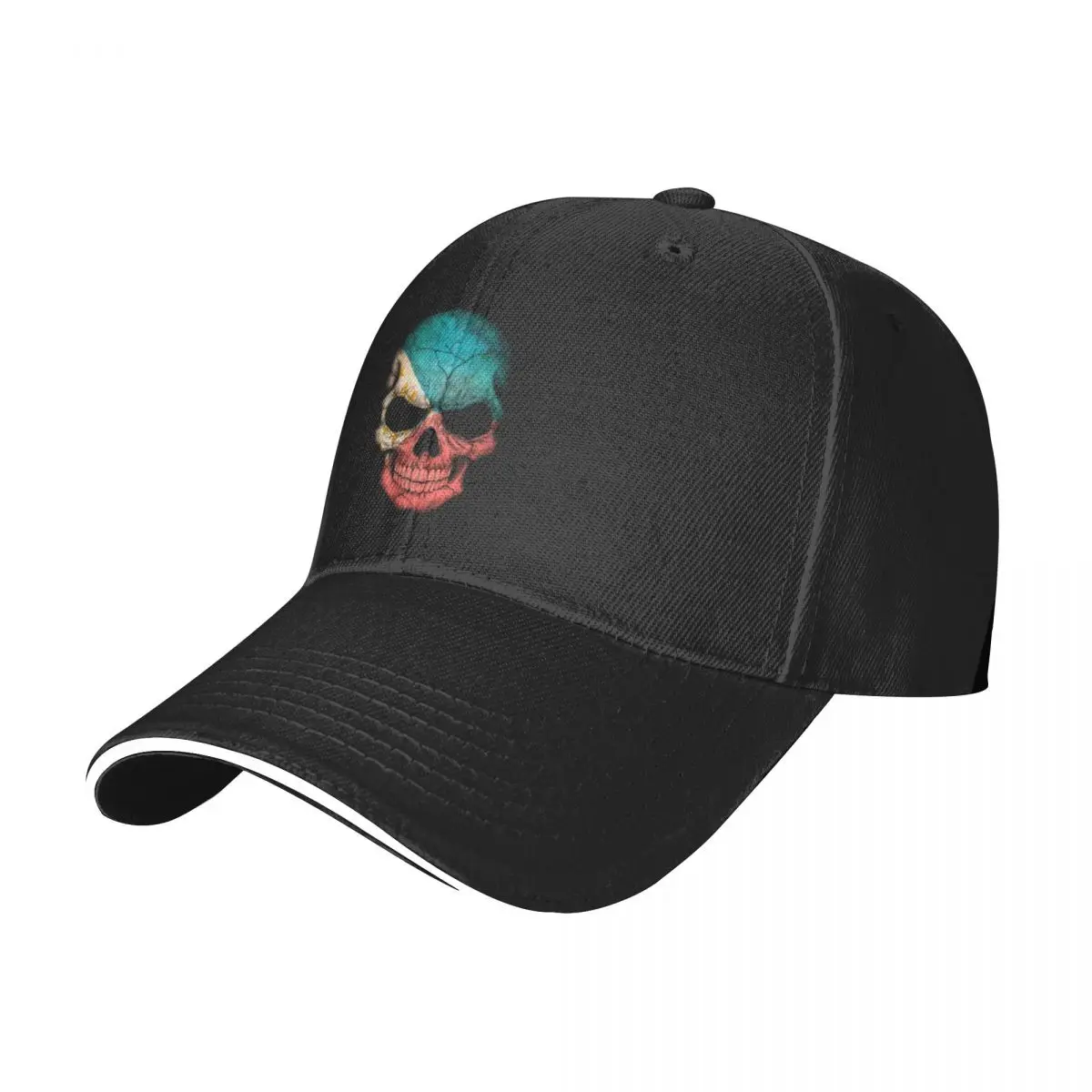 Filipino Flag Skull Baseball Cap New Hat Christmas Hat For Girls Men's