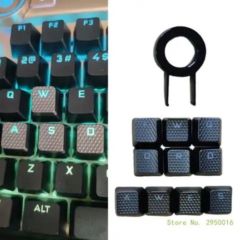 10 Keys RGB Keycaps for Corsair K70 K95 K90 K63 K65 Mechanical Gaming Keyboard and Other Mechanical Keyboard Switches