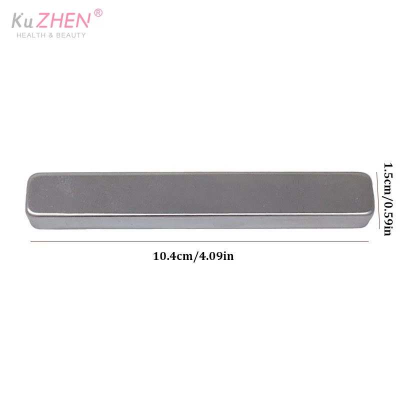 1 set supporto magnetico per unghie in argento supporto per pratica punta per unghie finte e supporto per base display per nail art per strumento di pratica fai da te per salone d'arte