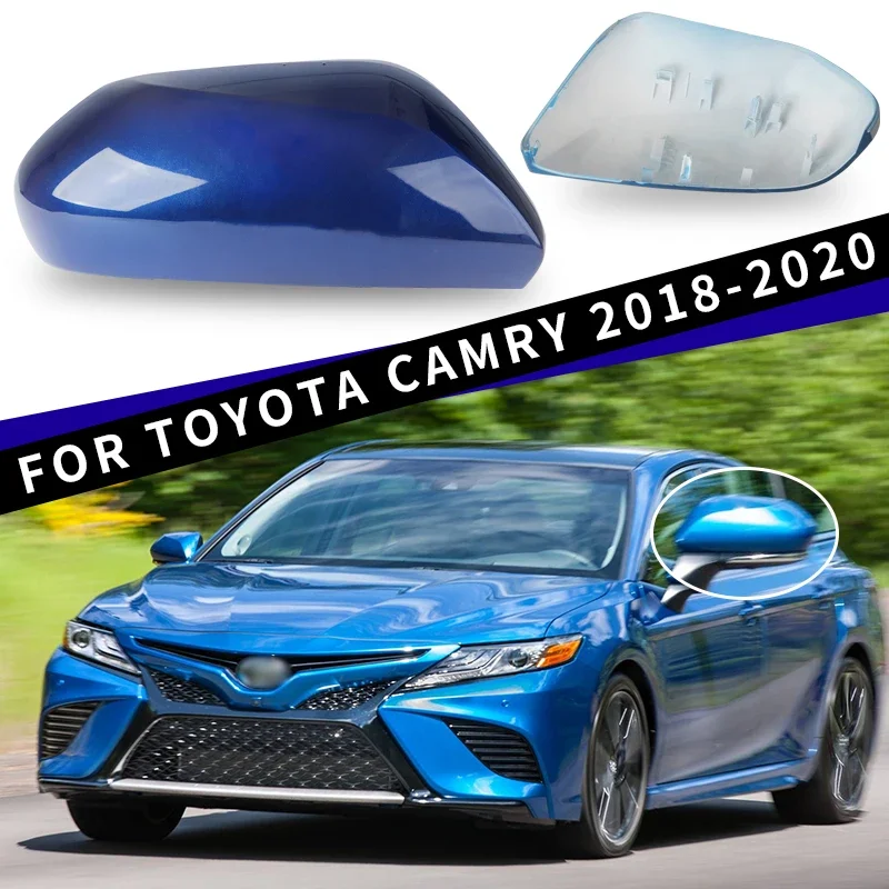 

Suitable for Toyota Camry 2018 2019 2020 left and right rearview mirror cover accessories blue
