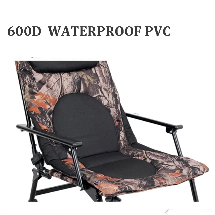 Outdoor camping  carp fishing folding chair with adjustable legs