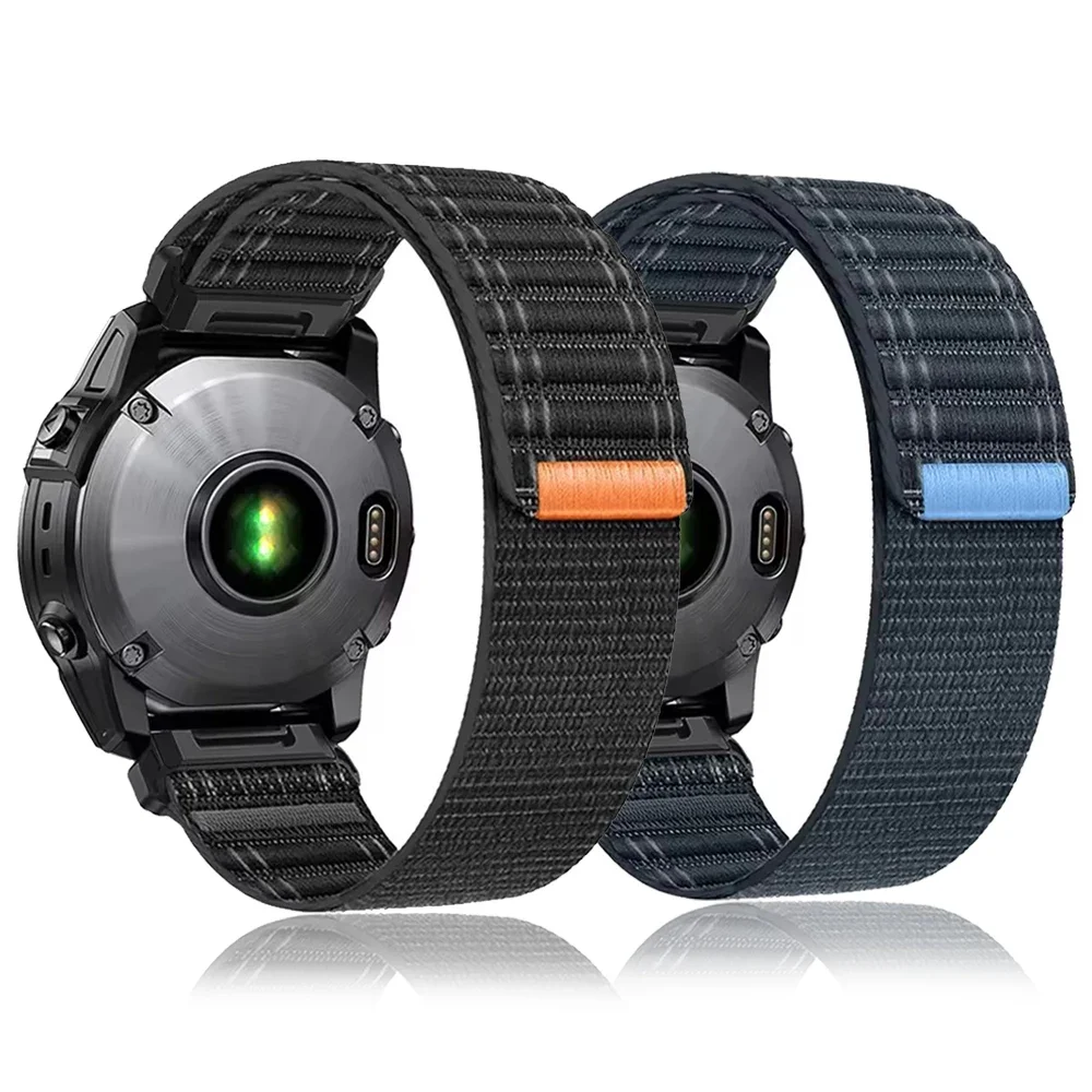 

Нейлоновый ремешок для часов 22 мм 26 мм для Garmin Fenix 8 E / Fenix 7 7X Pro/Fenix 6 6X/Fenix 5 5X /EPIX 2/Forerunner 970 965 QuickFit ремешок