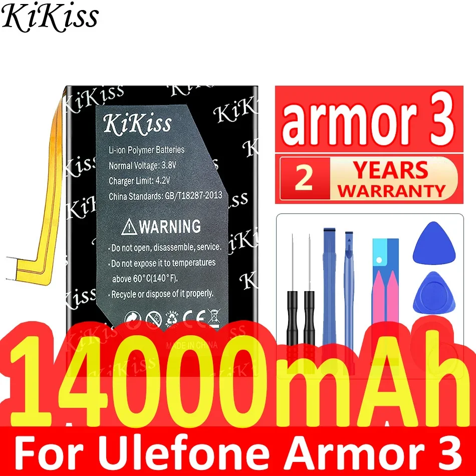 KiKiss Battery For Ulefone Armor 11 11T 10 9 9E 8 7 6 5 5S 3 2 5.0 inch Armor11 Armor11T Armor10 Armor9 Armor8 Armor6 Armor5