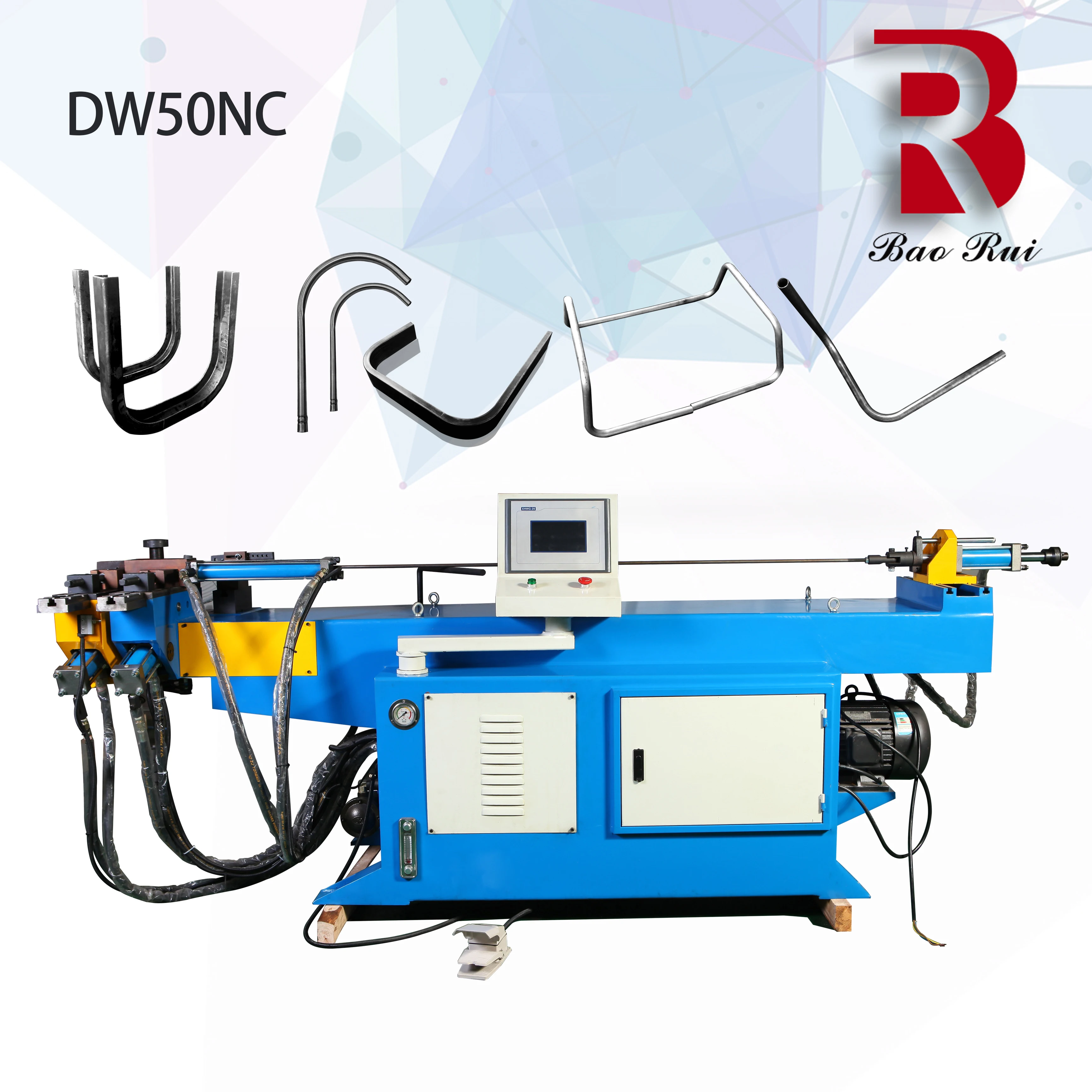 DW50NC High Quality Multifunctional Stainless Steel And Aluminium Pipe & Tube Bender Advanced Bending Machine
