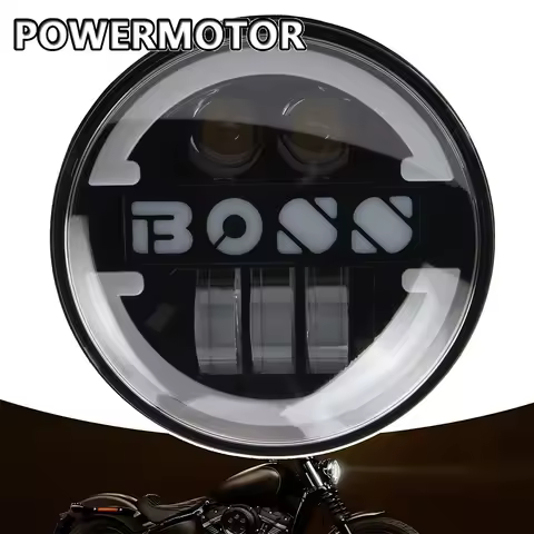 5.75 Inch Motorcycle LED Headlight 5 3/4" DRL Motorbike Headlights For Harley Softail Sportster 883 XL883 FXCW Accessories