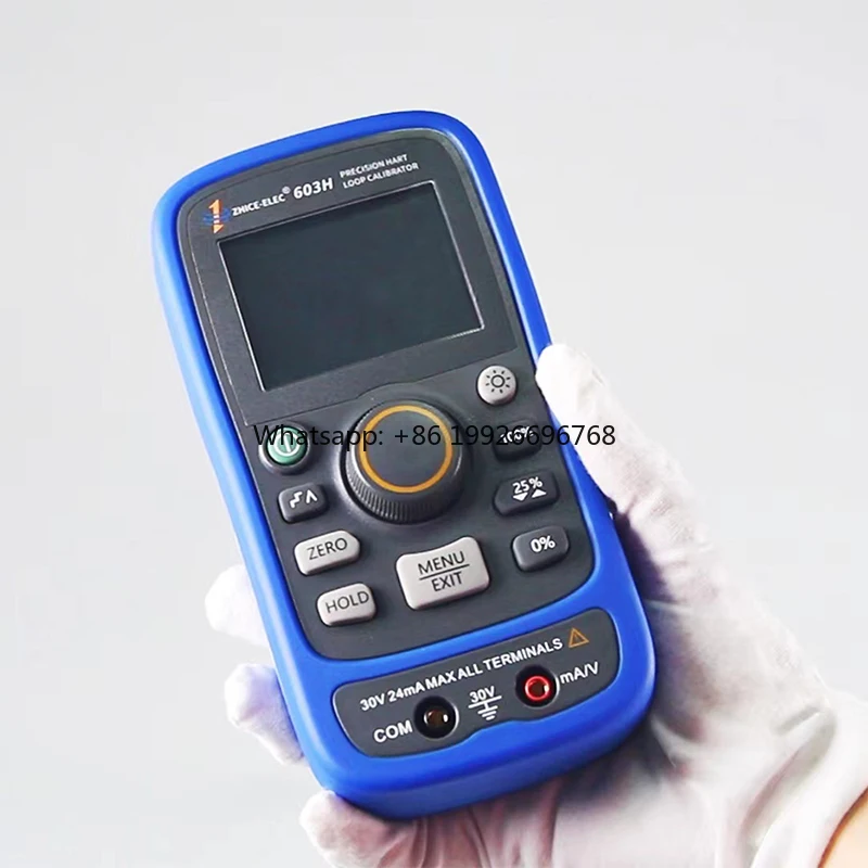 

Industrial Use Current Voltage Signal Generator Handheld Multifunction Loop Calibrator with HART Communication