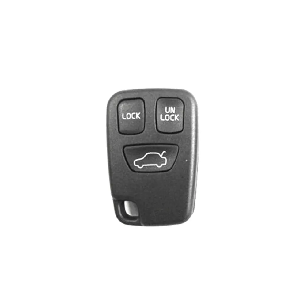 

Black Car Remote Key Shell Case Replacement 3 Button Fit for S40 V70 Xc70 Xc90 Key Fob Remote Case