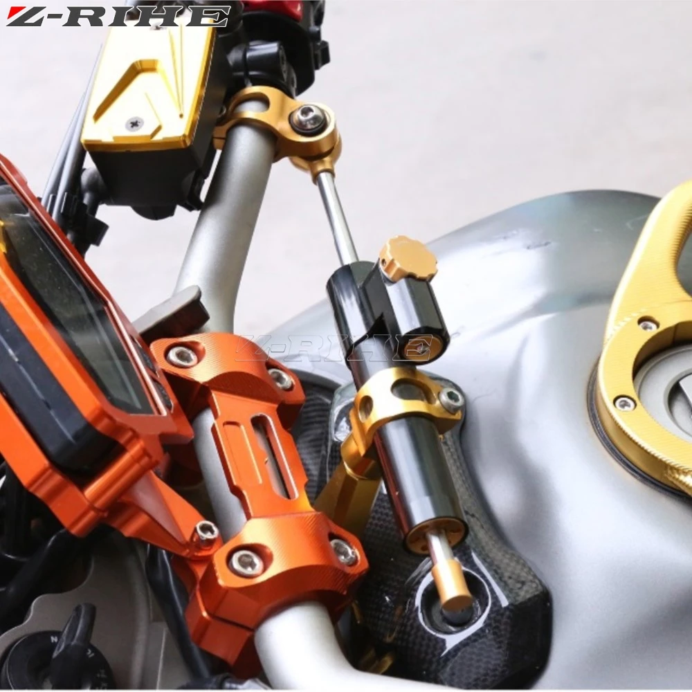 Motorcycle For Kawasaki Versys 650 2015 2016 2017 2018 2019 2020 Steering Stabilize Damper Bracket Support Mount Kit Versys650