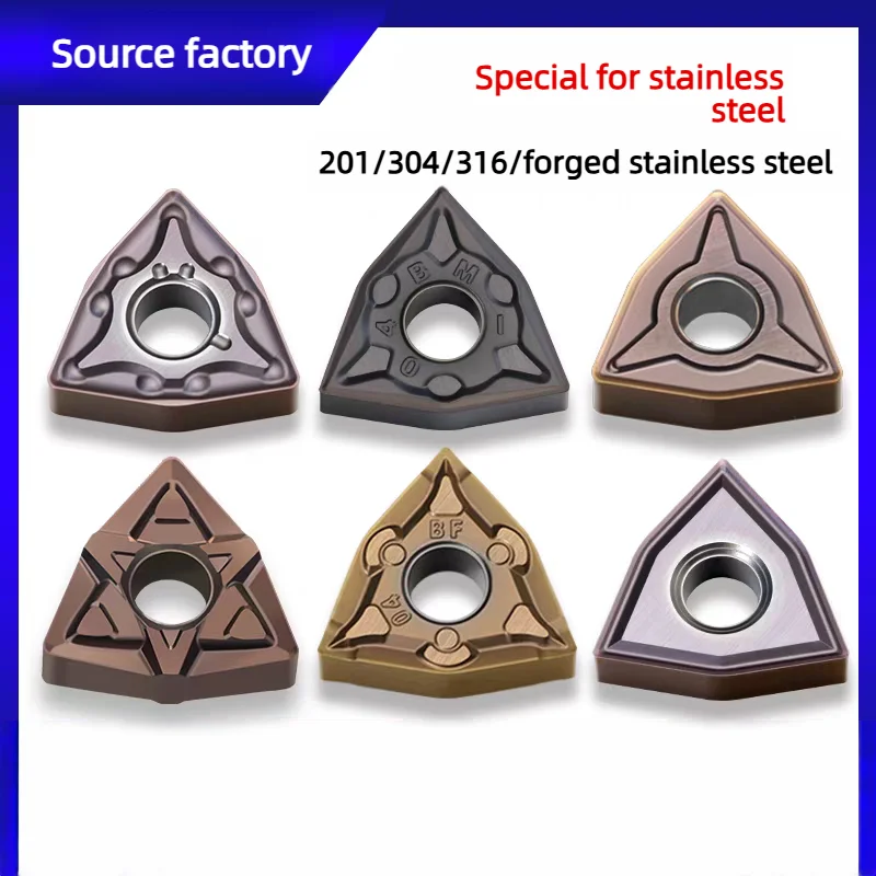 

WNMG080408 BF/L-ZC/MA/R-ZC/SF/TM CNC Carbide Turning Inserts Indexable Lathe Tools for Steel Stainless Steel Cast Iron Machining