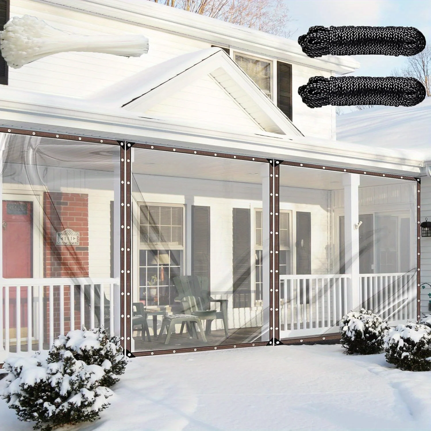 

Поставляется с веревкой для галстука — прозрачный дождевик для сада на открытом воздухе. Особенности ключей — включая с веревкой для галстука» и функции...