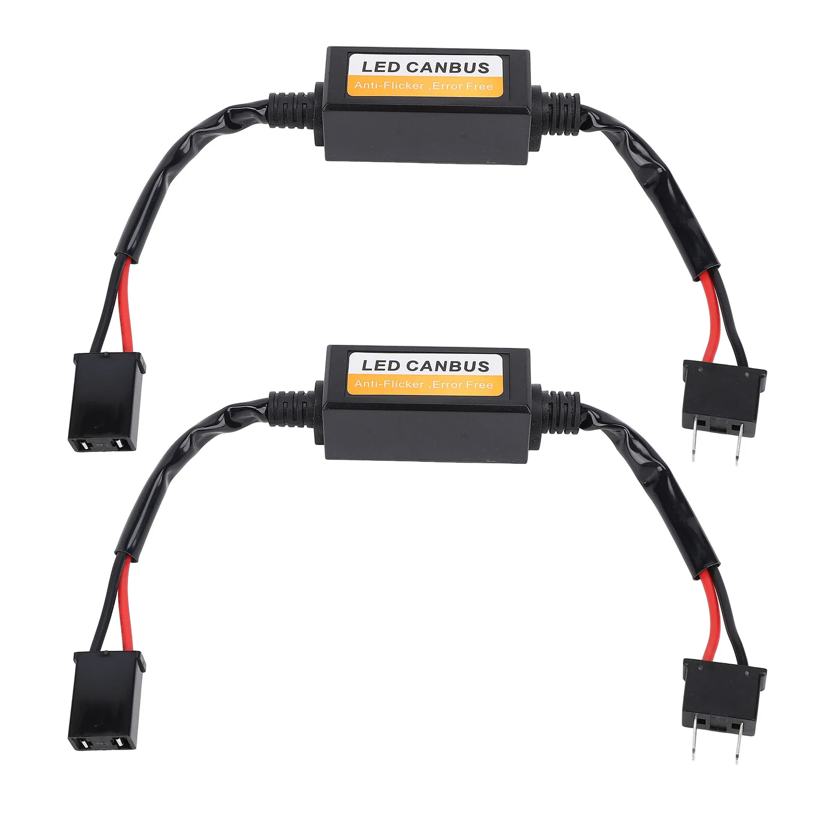 

2PCS H7 LED Headlight Decoder Water Resistant Plug and Play Anti Flicker Canbus Error Decoder