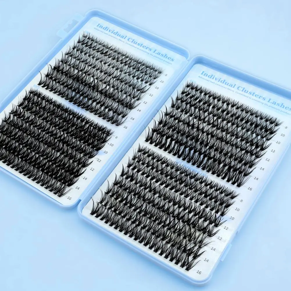 30-50D False Eyelashes Book Large Capacity DIY  Fluffy Wispy Eyelash Extension European and American Style Makeup Tool