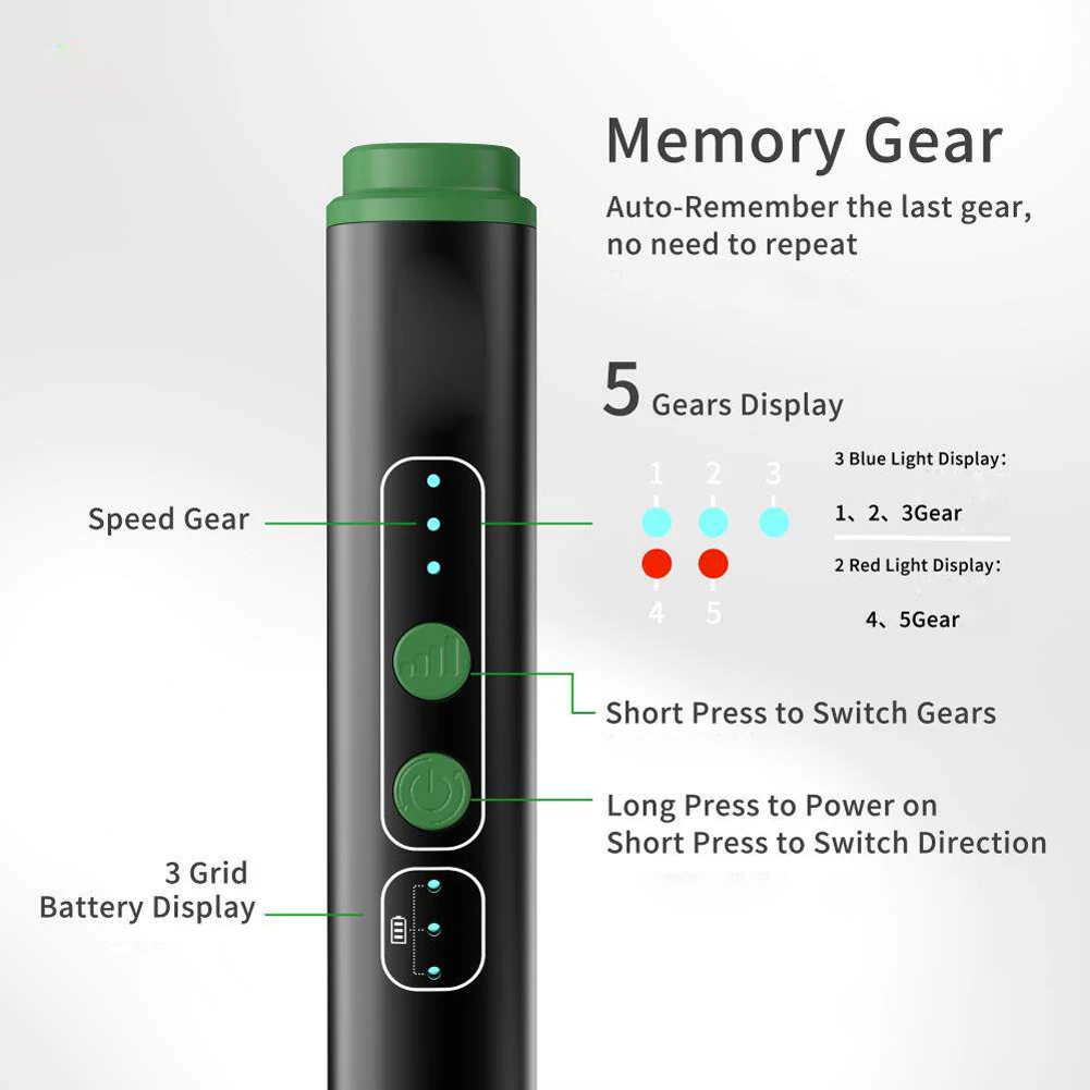 

Lightweight Electric Grinding Pen for FOR MINI Support with 10 Sanding Attachments for Cutting Grinding and Polishing Tasks