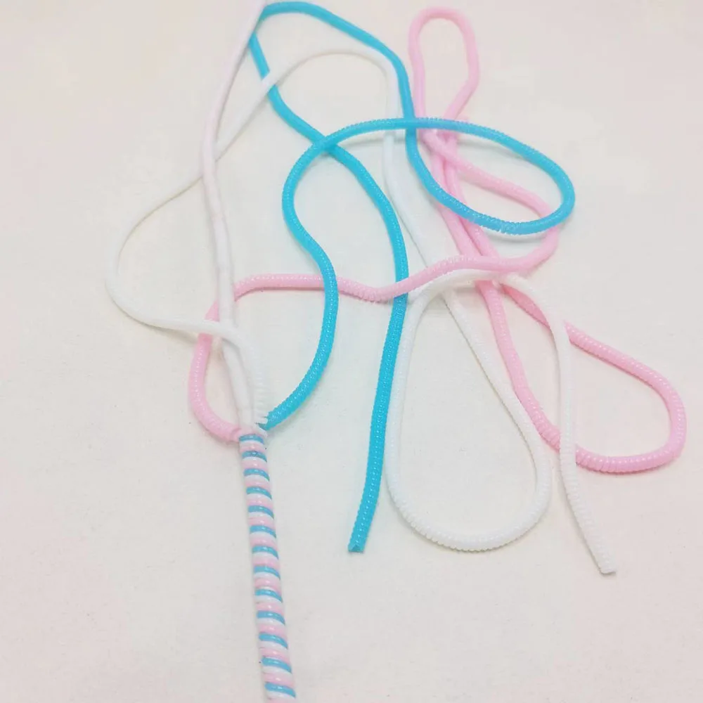 60cm Colors Data Cable Protective Sleeve Spring twine For Iphone Android USB Charging Earphone Case Cover Bobbin Winder
