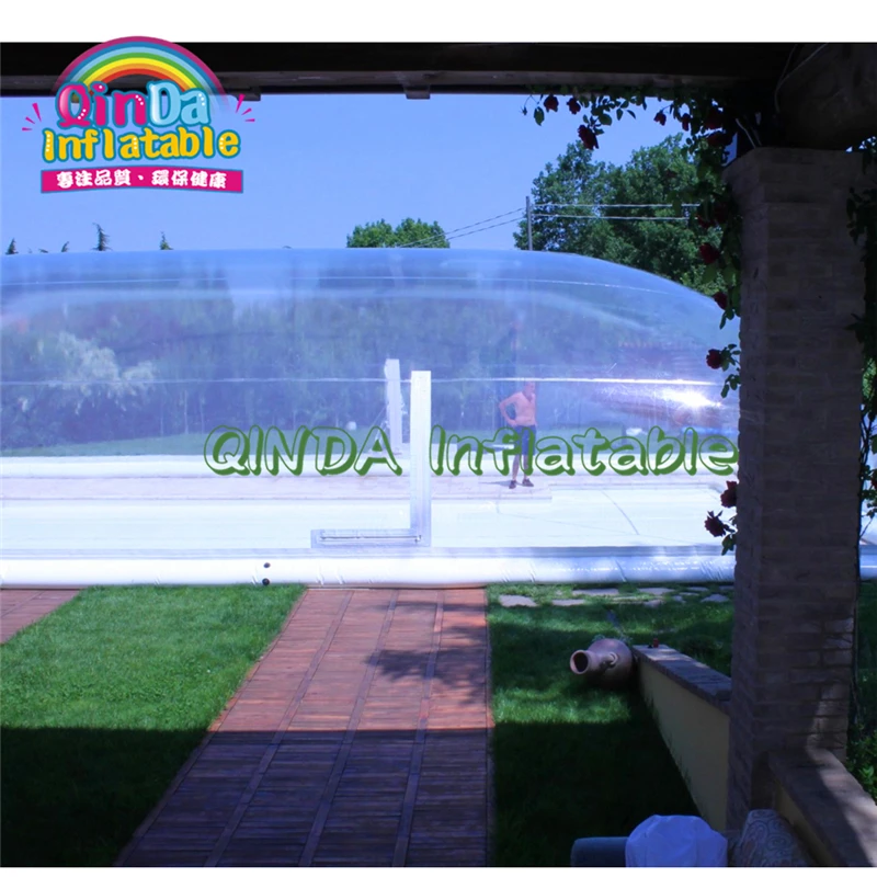 Giant Inflatable Swimming Pool Cover Tent,Transparent Inflatable Bubble Dome Tent For Pools