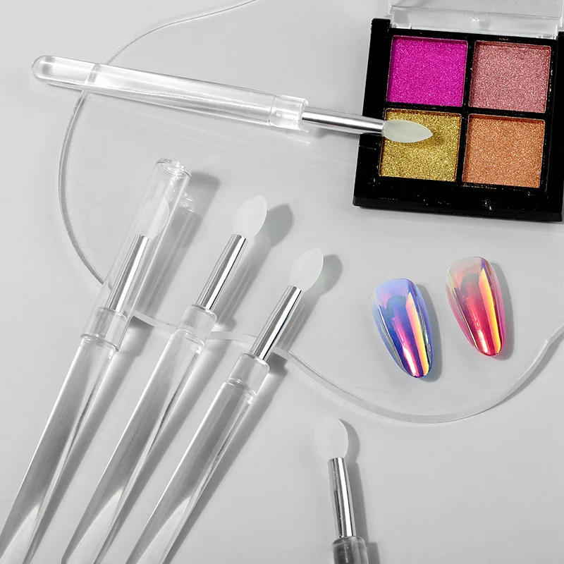 Wholesale 5pcs Magic Mirror Powder Aurora Powder Applicator Stick Powder Glitter Portable Multi-purpose Brush