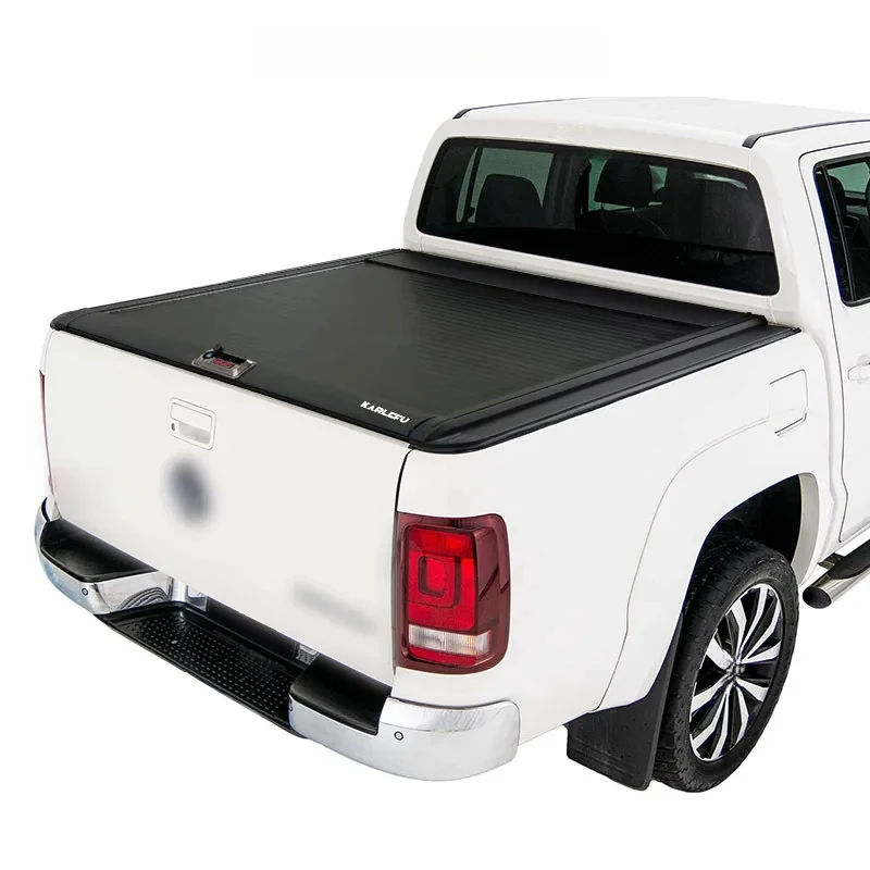 Retractable Canopy Hard Top Tonneau Cover  Roof Waterproof Hardtop Pickup Canopy with Locking Function