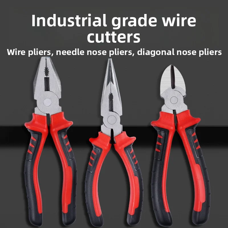 

Wire Pliers Large Opening Sharp Multifunction Tool for Cutting Twisting Gripping Metal Wires Heavy Duty Industrial Tool