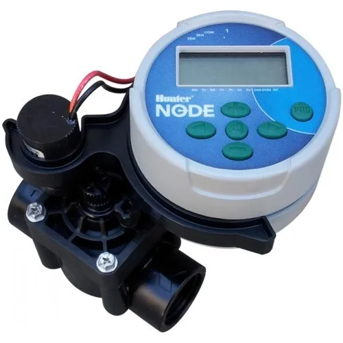 Hunter Node-100 (with 9V Battery)-1 Line Irrigation Time Clock-Valve Included