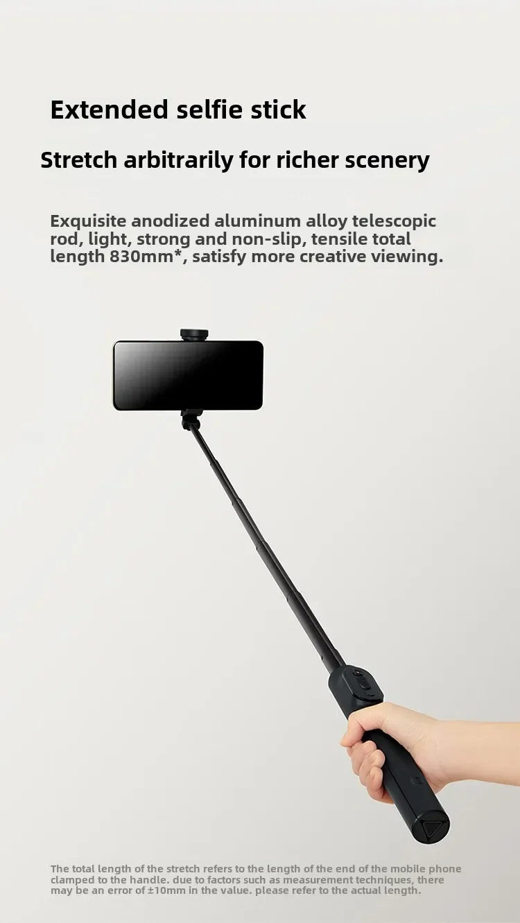 XIAOMI Zoom Stand Selfie Stick 2 Tripod Selfie Stick Bluetooth-compatible Remote Foldable Extendable Monopod 360° Rotatable
