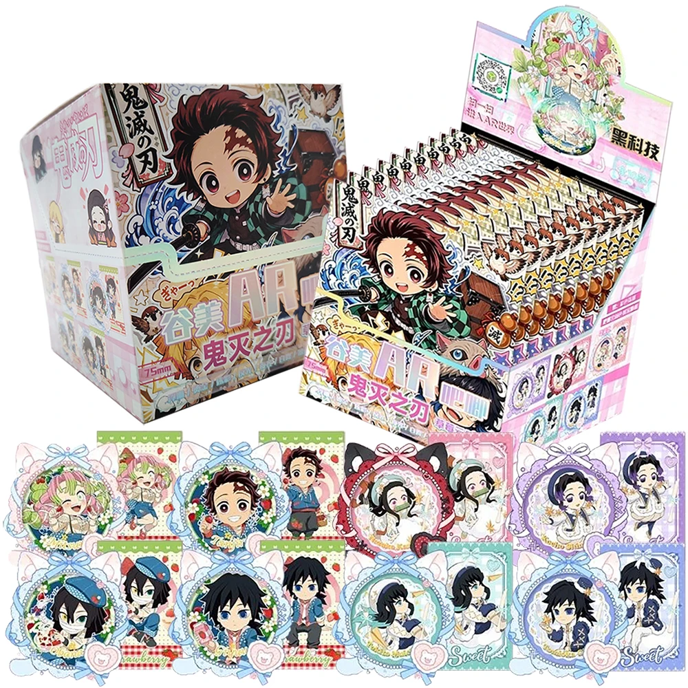 

Fantasy Adventure Battle Anime Demon Slayer Limited Collection Card Children's Backpack Clothing Exquisite Design Badge Brooch