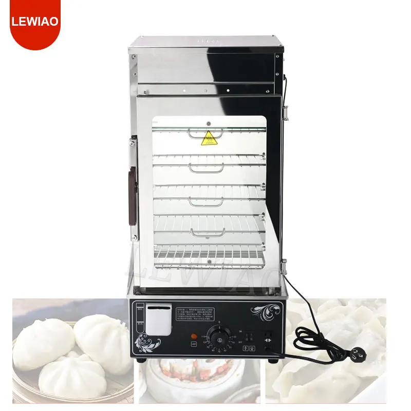 Máquina de bollos de vapor, escaparate comercial, vaporizador eléctrico para gabinete de preservación del calor, 110v/220v