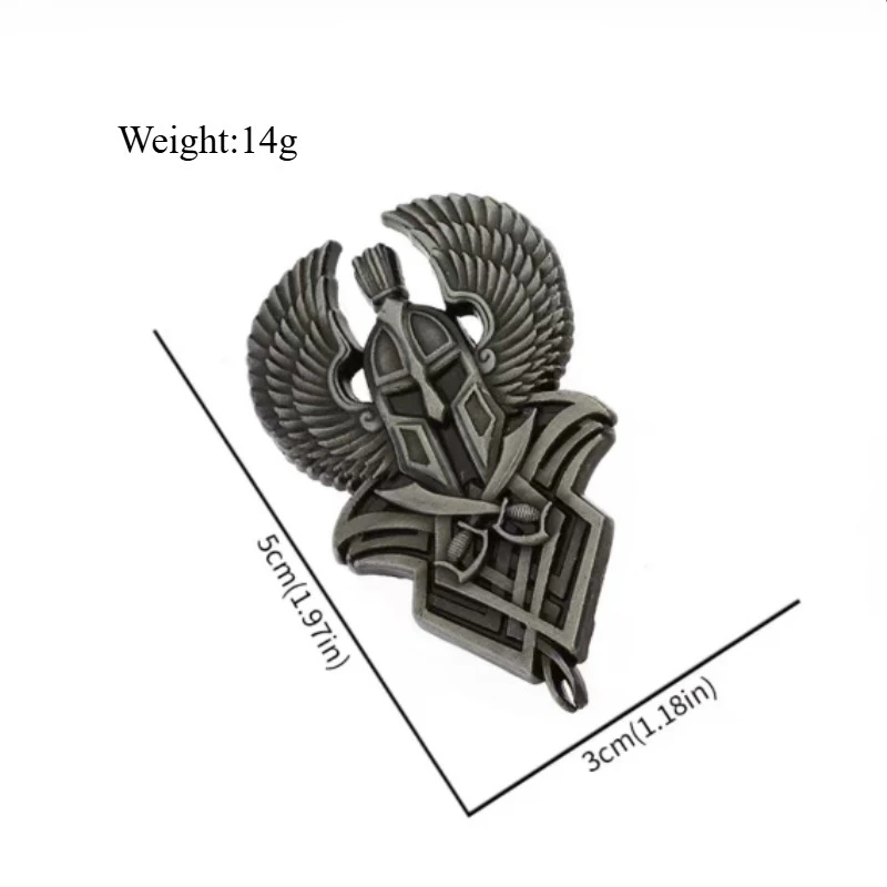 1 قطعة خوذة فارس الجناح بروش العالمي مطلي شارة معدنية الرجعية تنوعا الملابس حقيبة الملحقات بروش المينا دبوس