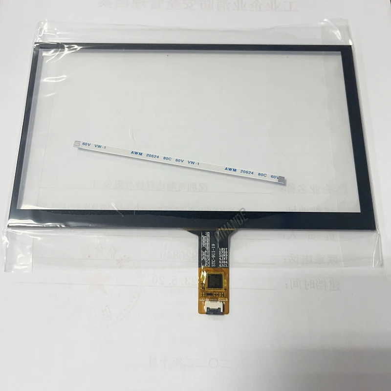 6.2 7 8 9 inch Car DVD Navigation JY-GT911 6pin Capacitive Touch Screen Panel Digitizer 155*88mm 165*100mm 210*126mm 192mm*116mm