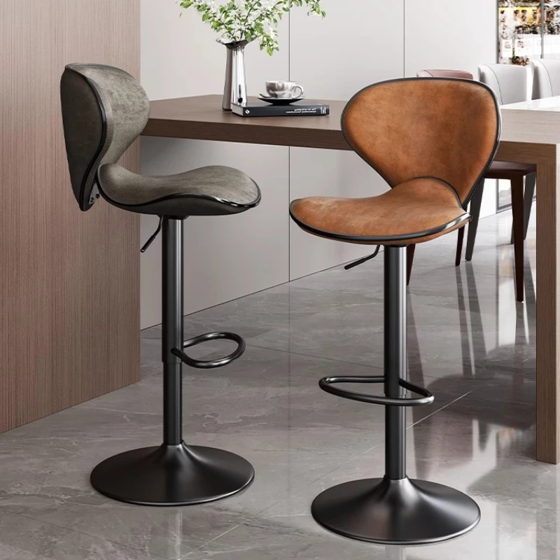 

Bar Stools Kitchen Nordic Chair Designer Breakfast Home Chairs Living Room Banks Backrest High Stool Cadeiras Luxury Ergonomic