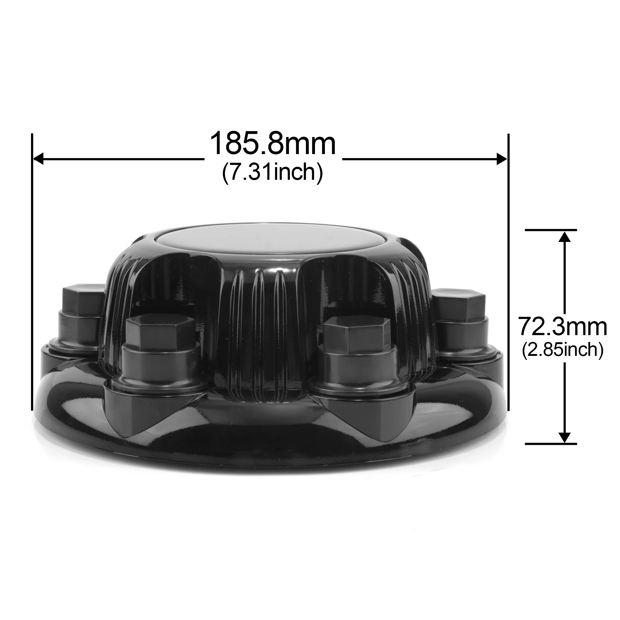 DewFlew 1 / 4Pcs OD 185.8mm/7.31in  Wheel Center Hub Caps Fits 2001-2014 Yukon 1500 2005-2013 Silverado 1500 #15067580 #22837059