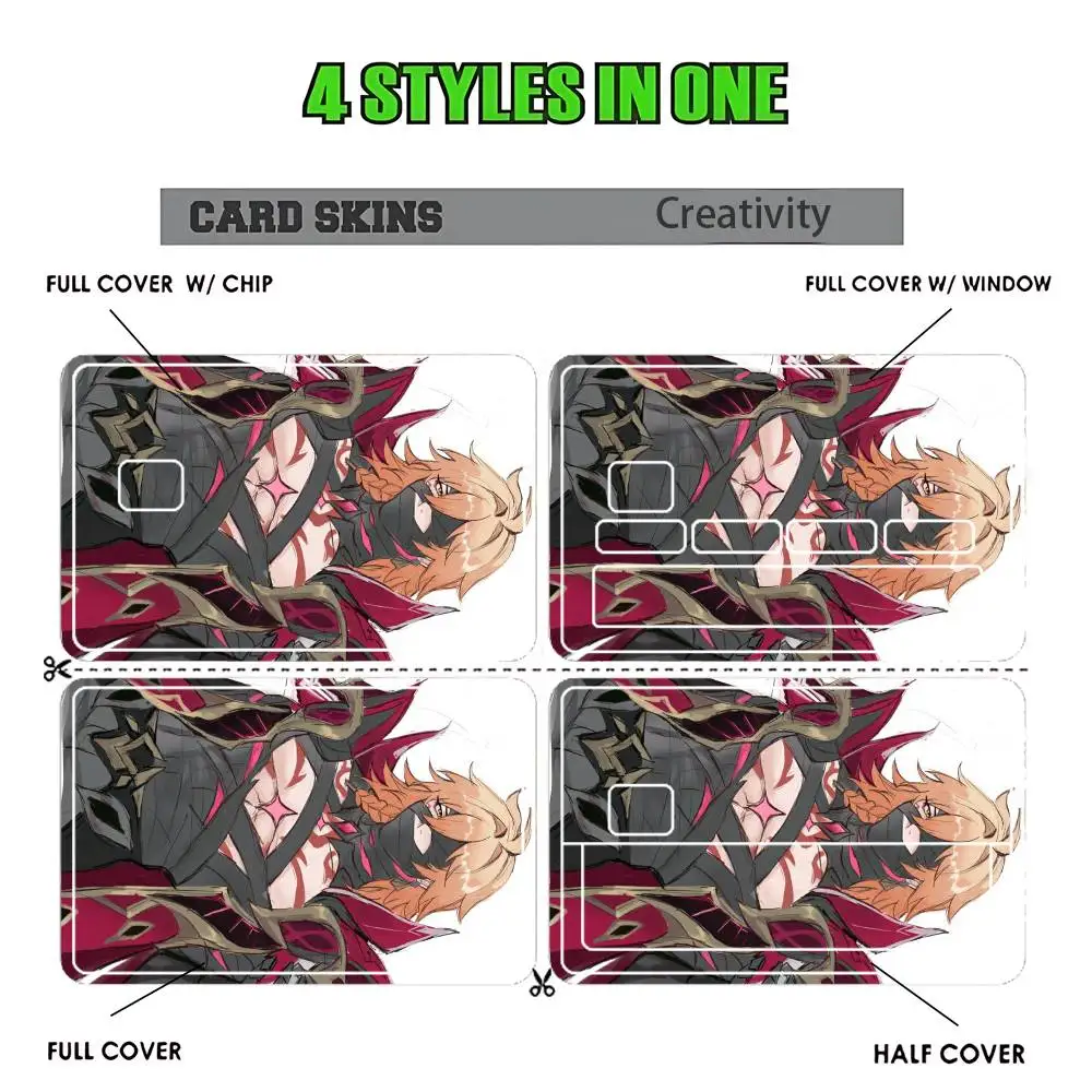 Mydei Honkai Star Rail Stickers Credit Visa Debit Bank Charge Card Bus Metro Waterproof Sticker Decal Decoration - Image 2